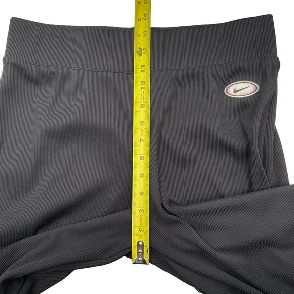 Nike Women's Sportswear Ribbed Wide Leg Pants‎ Size Large Black - Picture 11 of 12